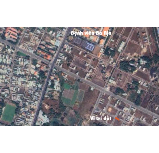 BÁN LÔ ĐẤT TÁI ĐỊNH CƯ HƯƠNG LỘ 10- CẠNH BỆNH VIỆN BÀ RỊA - LONG TÂM - TP. BÀ RỊA -BÀ RỊA VŨNG TÀU.