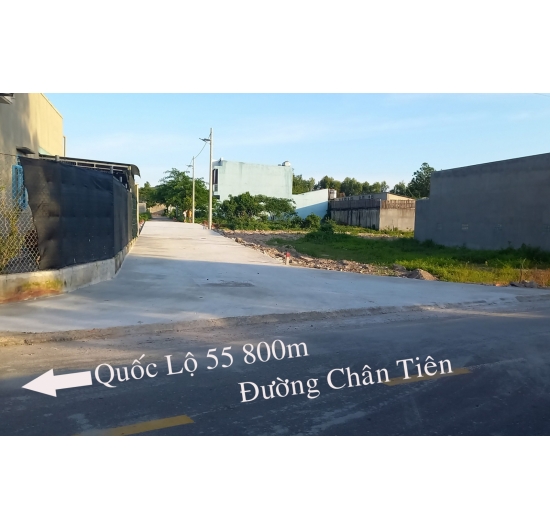 BÁN 5 LÔ ĐẤT FO - 5mx34m (100TC) - Đường Chân Tiên -  TT An Ngãi - Long Điền - Bà Rịa Vũng Tàu