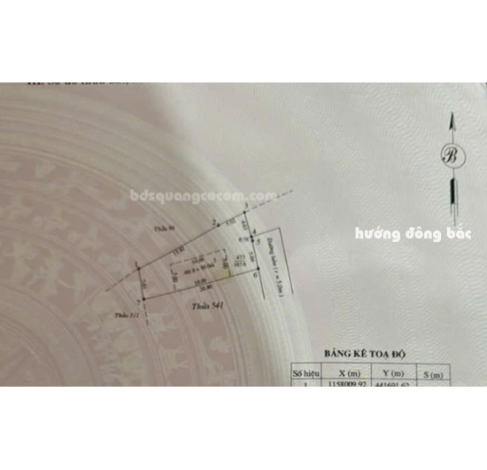 BÁN 167M2 ĐẤT (50M2 tHỔ CƯ) KHU DÂN CƯ AN NGÃI - LONG ĐIỀN - BÀ RỊA VŨNG TÀU