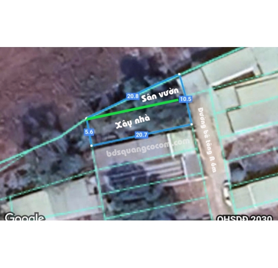 BÁN 167M2 ĐẤT (50M2 tHỔ CƯ) KHU DÂN CƯ AN NGÃI - LONG ĐIỀN - BÀ RỊA VŨNG TÀU