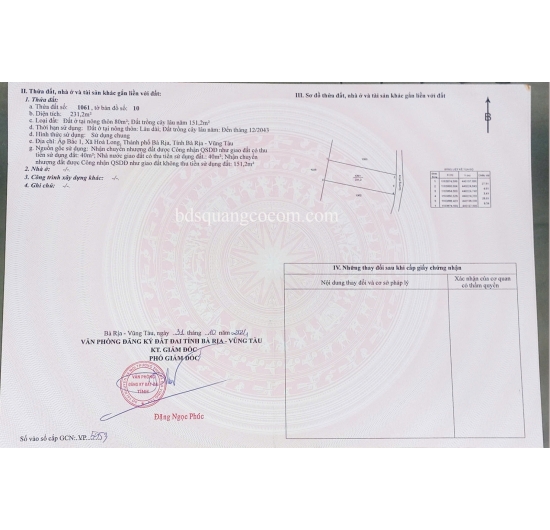 HÒA LONG - BÁN LOCK 5 NỀN - GIÁ SỈ - HÒA LONG -TP BÀ RỊA - BÀ RỊA VŨNG TÀU