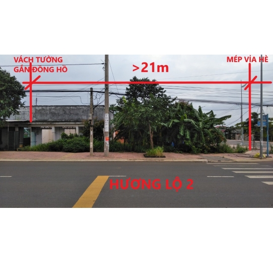 Bán đất hai mặt tiền kinh doanh đường Hương Lộ 2, Hoà Long - TP Bà Rịa - BRVT