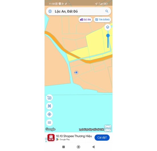CẦN BÁN 1.624M2 ĐẤT (CLN) BIỂN LỘC AN - ĐẤT ĐỎ - BÀ RỊA VŨNG TÀU - GIÁ RẺ 1TỶ.990TR